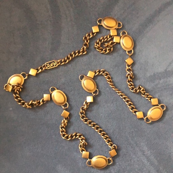 Yves Saint Laurent Jewelry - YSL vintage chunky chain necklace